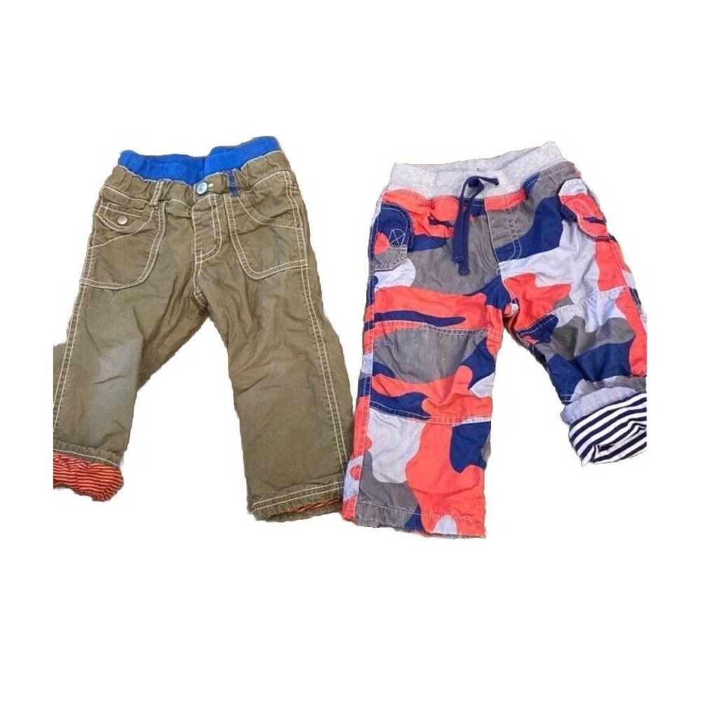 Mini Boden camo stripe lined pants‎ 12-18 mos bitz kids fall
